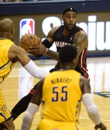 LeBron James, el jugador determinante en el partido.