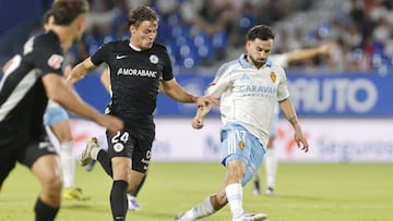 Partido de la jornada 2 de LaLiga Hypermotion entre el Zaragoza y el Andorra.