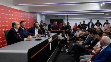 Presentación de Sergio Ramos.