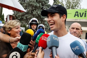 El número uno del mundo ha aterrizado en Valencia tras ganar el US Open donde descansará antes de unirse a la selección española para disputar la Copa Davis. 