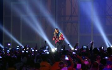 Serena Ryder, cantante canadiense, se presentó en la clausura de los Juegos Panamericanos 2015 en Toronto.