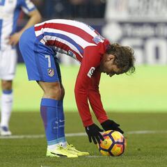 Atlético: cinco tiradores para nueve penas máximas lanzadas