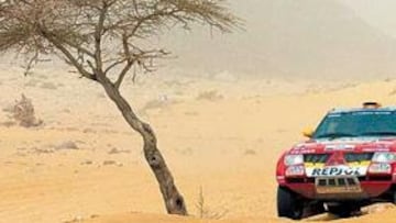<b>TODO UN LÍDER. </b>El Mitsubishi ha demostrado ser el coche de referencia en las últimas ediciones del Dakar. Este año ha hecho doblete con Peterhansel y Alphand, y Roma fue sexto.