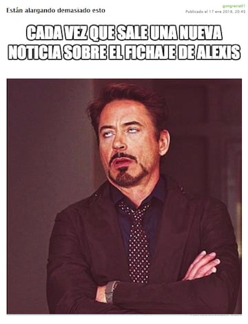 Los memes que se burlan de la 'teleserie' de Alexis con el United