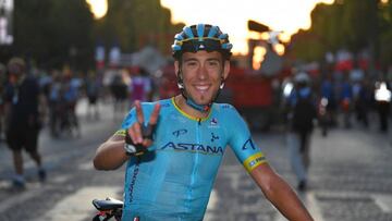 Omar Fraile tras la 21&ordf; etapa del Tour de Francia