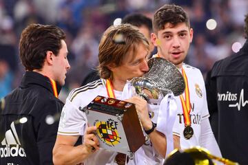 El Real Madrid campeón de la Supercopa de España. Luka Modric.