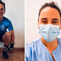 Oihana Aldai, de parar balones a intentar frenar al coronavirus