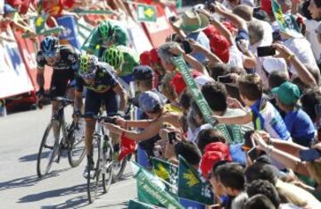 Alejandro Valverde, vencedor de etapa.