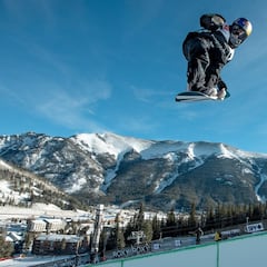 Castellet, segunda en el 'superpipe' de Copper Mountain