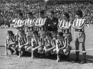 1972/73 Formación del Atlético de Madrid Campeón de Liga