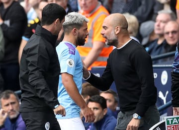 Así fue la bronca entre Agüero y Guardiola