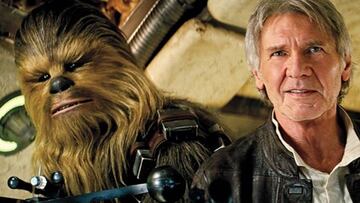 Chewbacca y Han Solo.