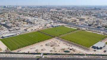 Impressive progress made on Qatar 2022 training pitches
