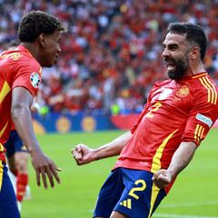 Lamine-Carvajal, la conexión Barça-Madrid que disfruta España