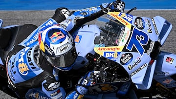 Álex Márquez con la Ducati del Gresini durante la pretemporada de MotoGP en Tailandia.