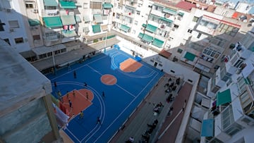 El Patio, durante un partido.