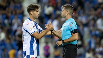 07/10/23  
PARTIDO DE segunda division  
CD LEGANES - REAL OVIEDO 
Arbitro RUBEN AVALOS BARRERA - IKER UNDABARRENA