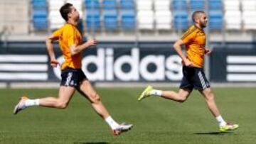 Cristiano Ronaldo, Benzema y Di María se ejercitaron al margen