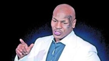 Mike Tyson, durante la obra.
