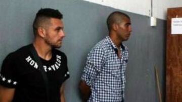 Alejandro Molina y Luis Gorocito jugadores del Necaxa detenidos.