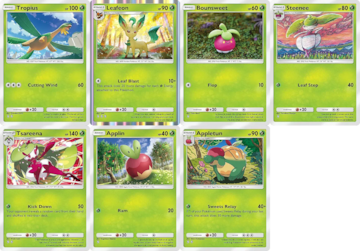 pokemon tcg pocket arboleda de eevee pokemon planta