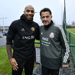 Thierry Henry visitó a la Selección Mexicana