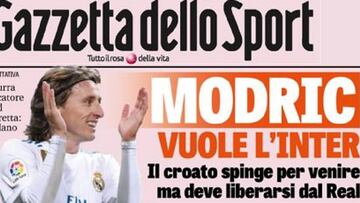 'La Gazzetta': Modric se plantea dejar el Madrid por el Inter