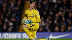 Courtois, portero del Chelsea. 