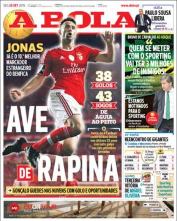 Portadas de la prensa deportiva