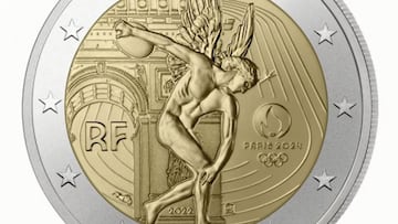 Moneda conmemorativa Juegos Olímpicos París 2024