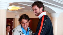 Nadal y Gasol se reta para el cl&aacute;sico de pretemporada.