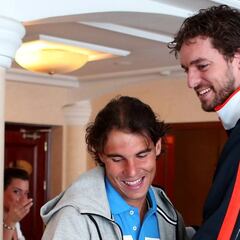 Gasol y Nadal se juegan una cena en el Clásico de Miami