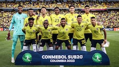 Selección Colombia Sub 20 que jugará el Mundial en Argentina