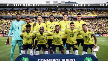 Selección Colombia Sub 20 que jugará el Mundial en Argentina