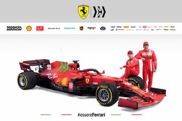 Así es el Ferrari SF21 de Carlos Sainz y Charles Leclerc