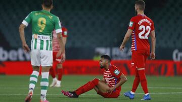 Yangel Herrera se lesionó ante el Betis.
