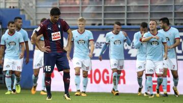 Eibar-Celta: goles, resultado y resumen