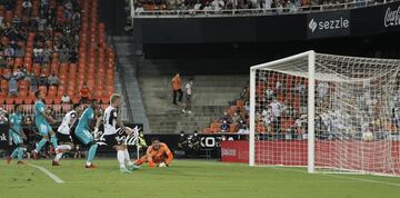 1-0. Hugo Duro marca el primer gol.