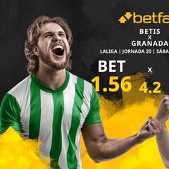 Real Betis Balompié vs. Granada CF: horario, TV, estadísticas, clasificación y pronósticos