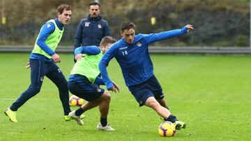 Entrenamiento de la Real Sociedad.