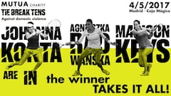 Konta, Radwanska y Keys, en el Mutua Charity Tie Break Tens