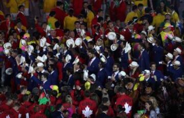 La delegación española en la inauguración de Río 2016