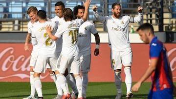 Sin margen de error, el Real Madrid sigue a la caza del Atlético Madrid. Sabe que deberá de derrotar en el Alfredo Di Stéfano a su similar del Eibar.