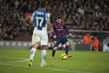 Gol de Messi. 1-1.