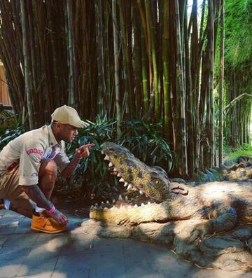 Dani Alves disfruta de sus vacaciones