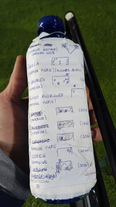 La estrategia de Osasuna en una botella de agua