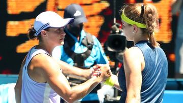 Bombazo: Barty, número uno, tira un 6-1 y 2-0 ante Muchova