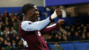 Onana celebra su gol ante el Brighton.