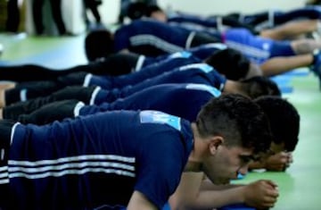 Millonarios se entrena en el gimnasio y piensa en Cortuluá