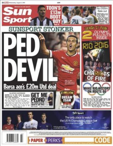 Portadas de la prensa deportiva